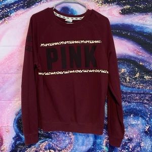 PINK crew neck sweatshirt
